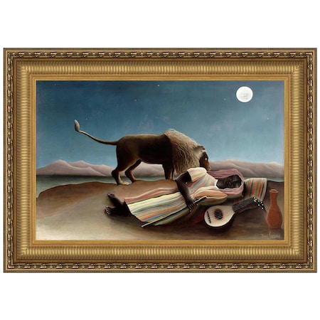 The Sleeping Gypsy, 1897: Canvas Replica Painting: Small